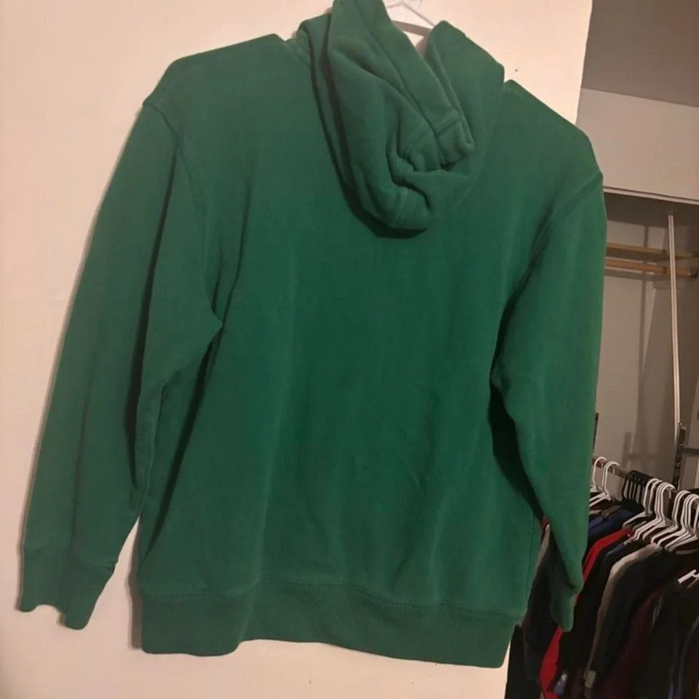 Green Gap zip-up hoodie Size L in kids